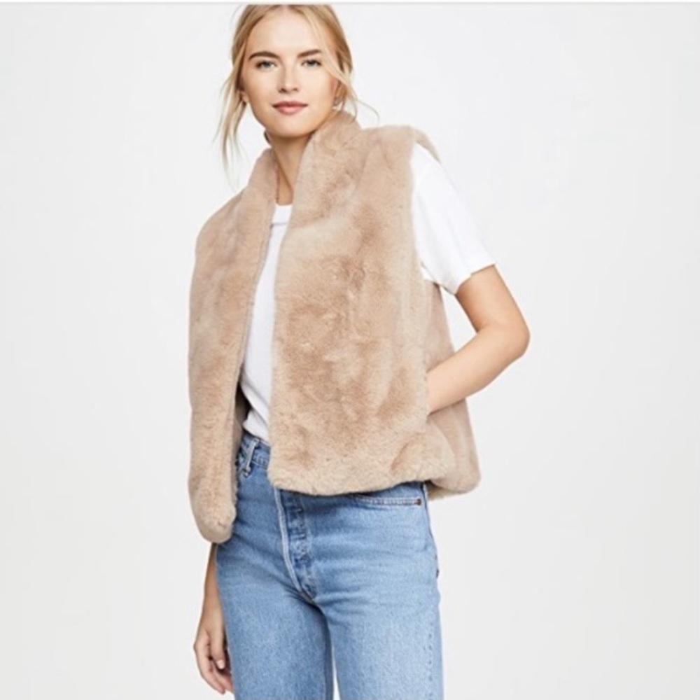 Velvet Chelle Faux Fur Vest